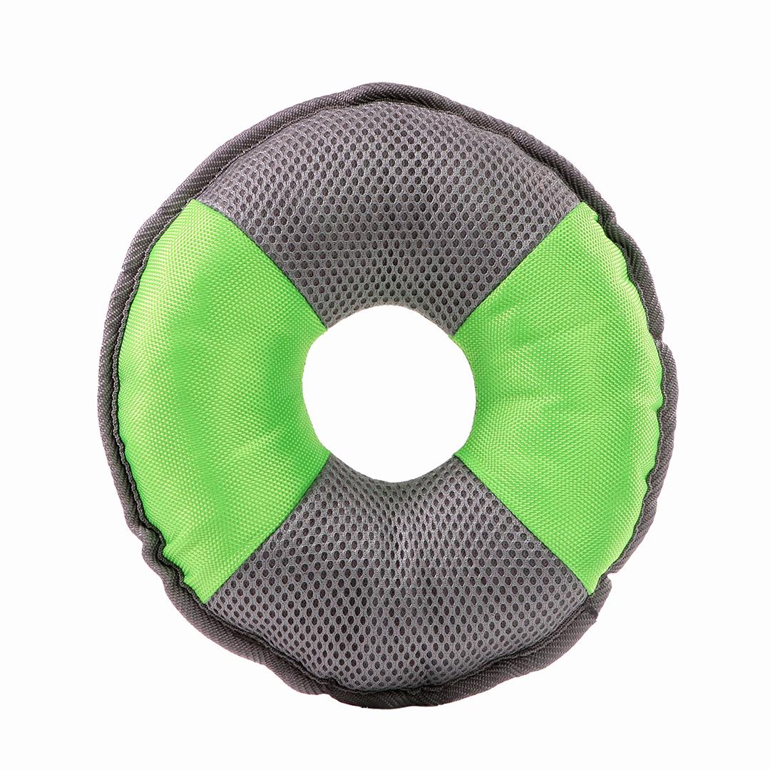 Hundespielzeug Flying Disc, grün/grau · M