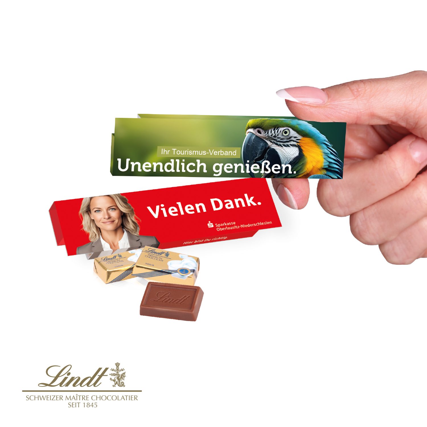 Lindt Schokotäfelchen, 2er