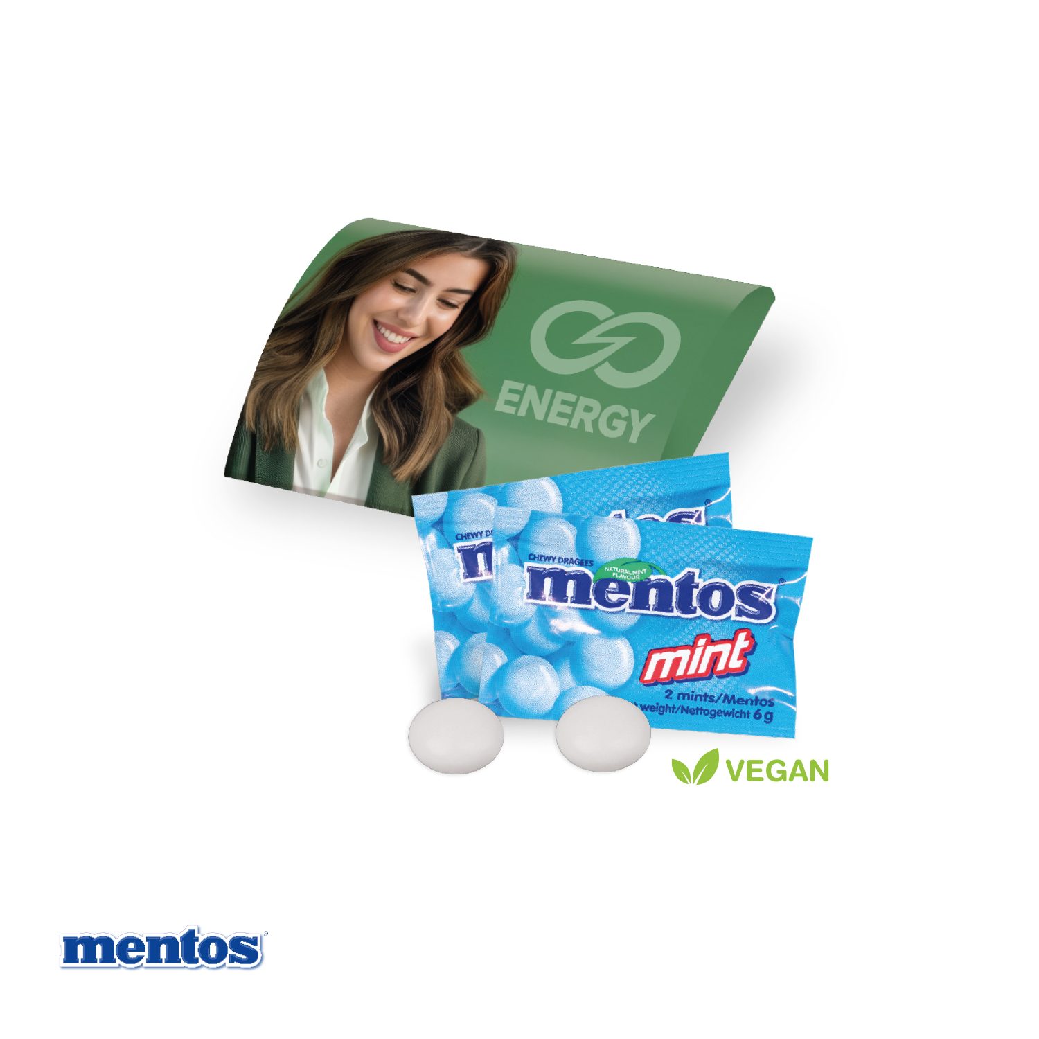 Werbebriefchen "Fresh" mit Mentos