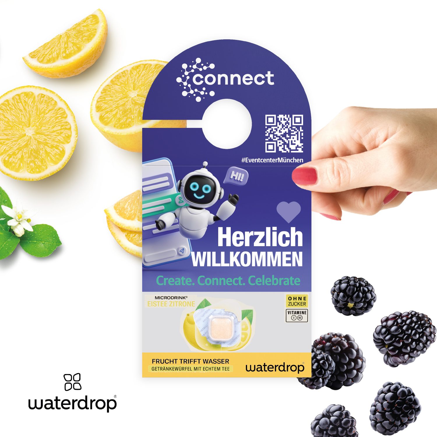 Flaschen-Türanhänger waterdrop®