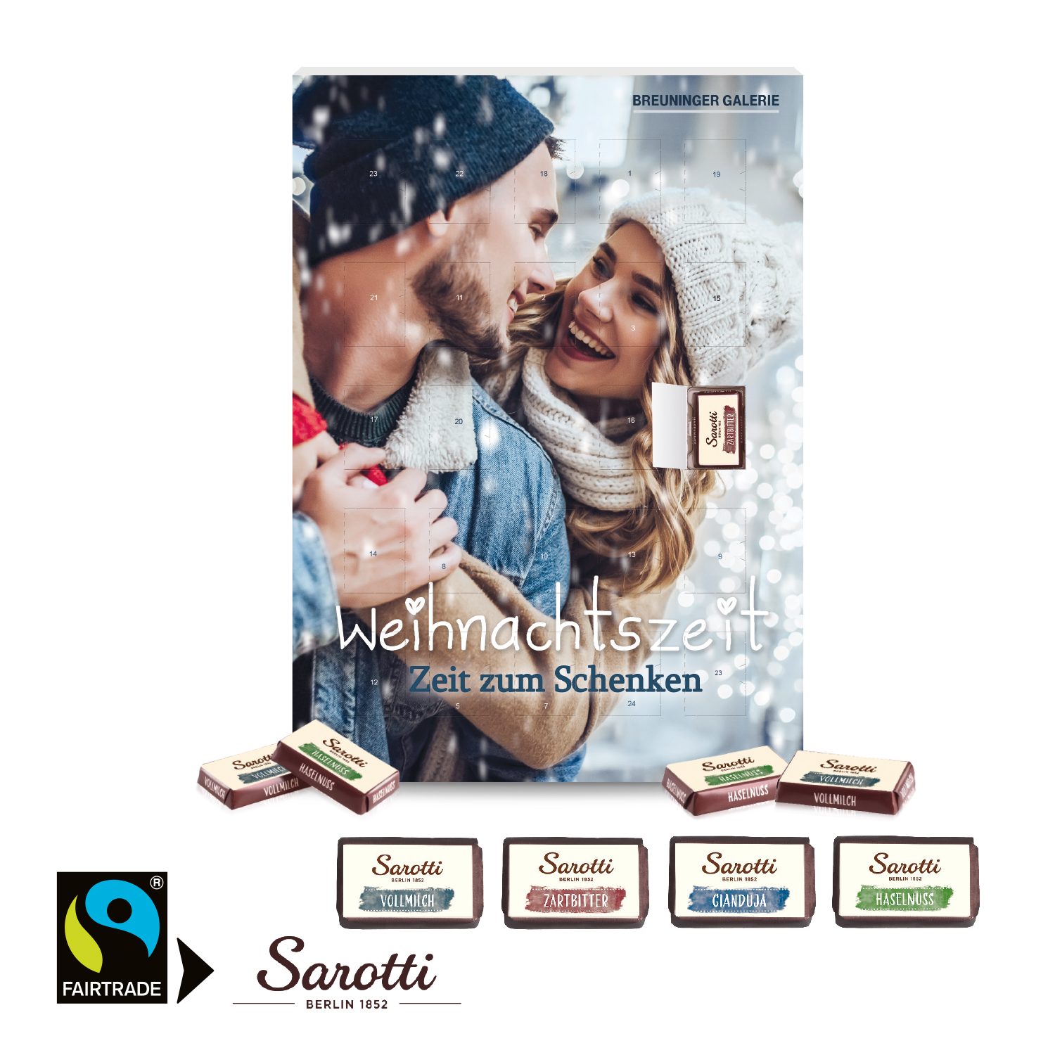 Wand-Adventskalender Sarotti "Business Exklusiv"