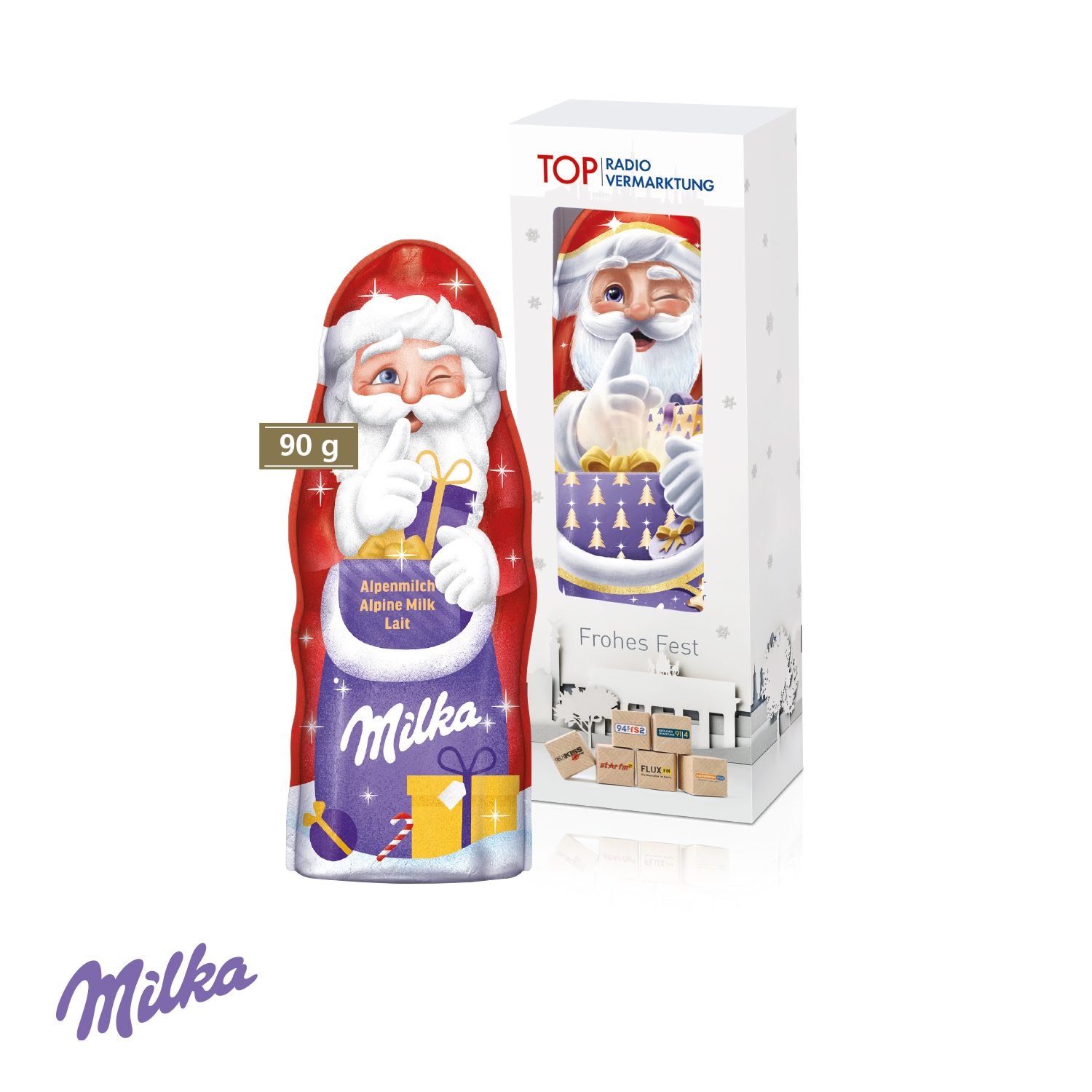 Milka Weihnachtsmann, 90 g