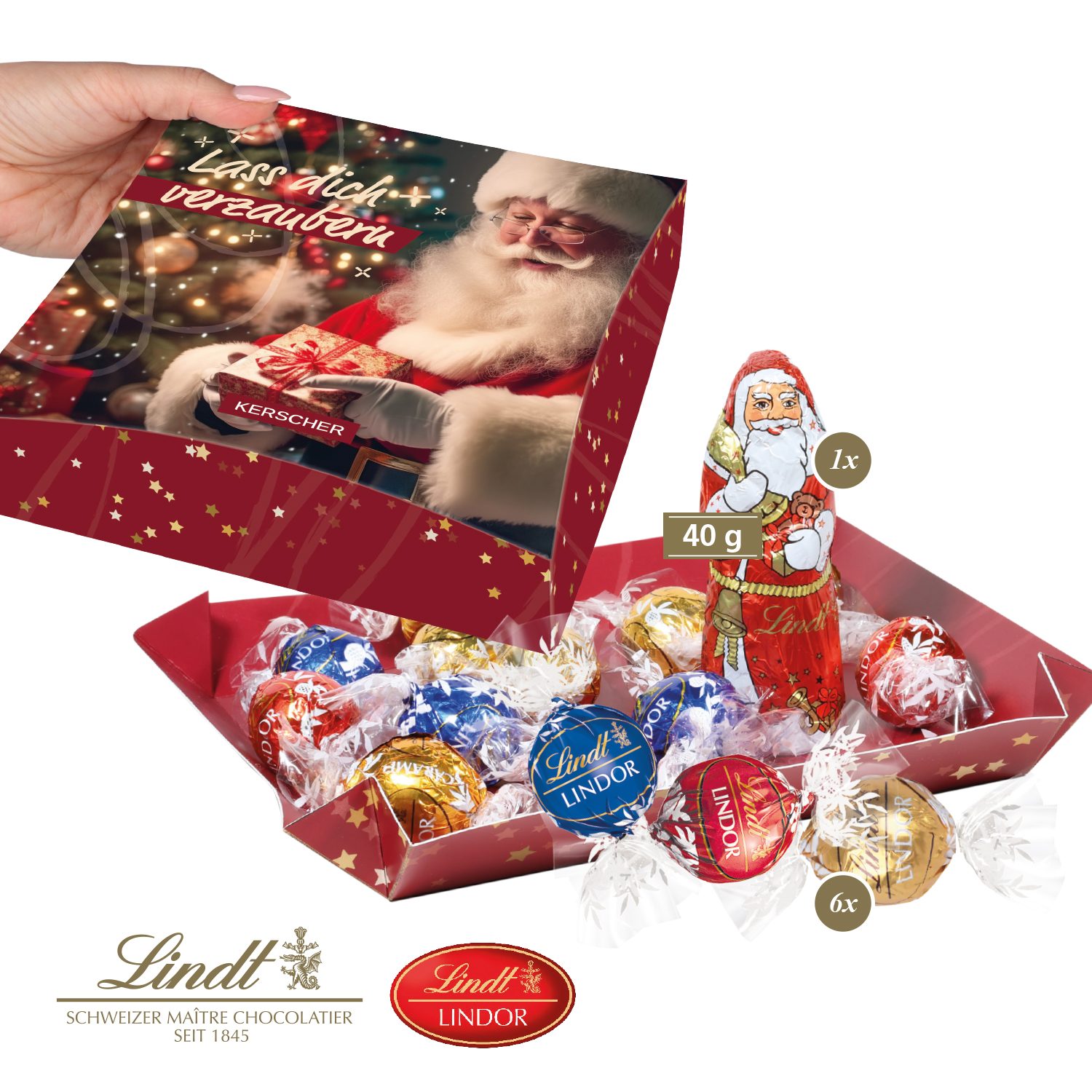 Feine Editionsmischung mit Lindt Schokolade