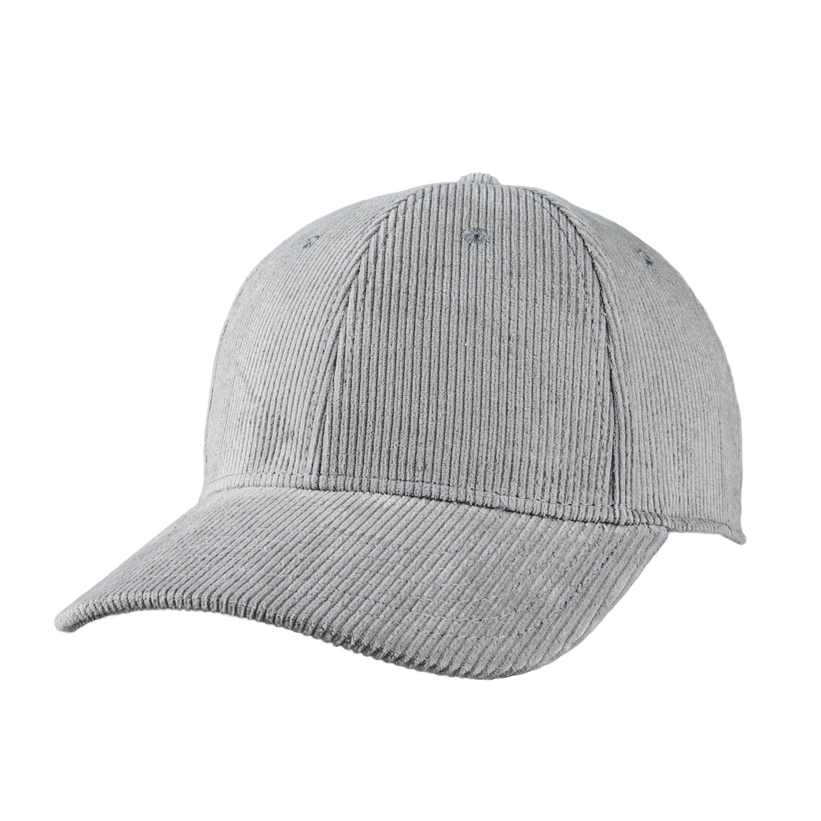 Luxury Fine Rib Cap Schwarz, Grau