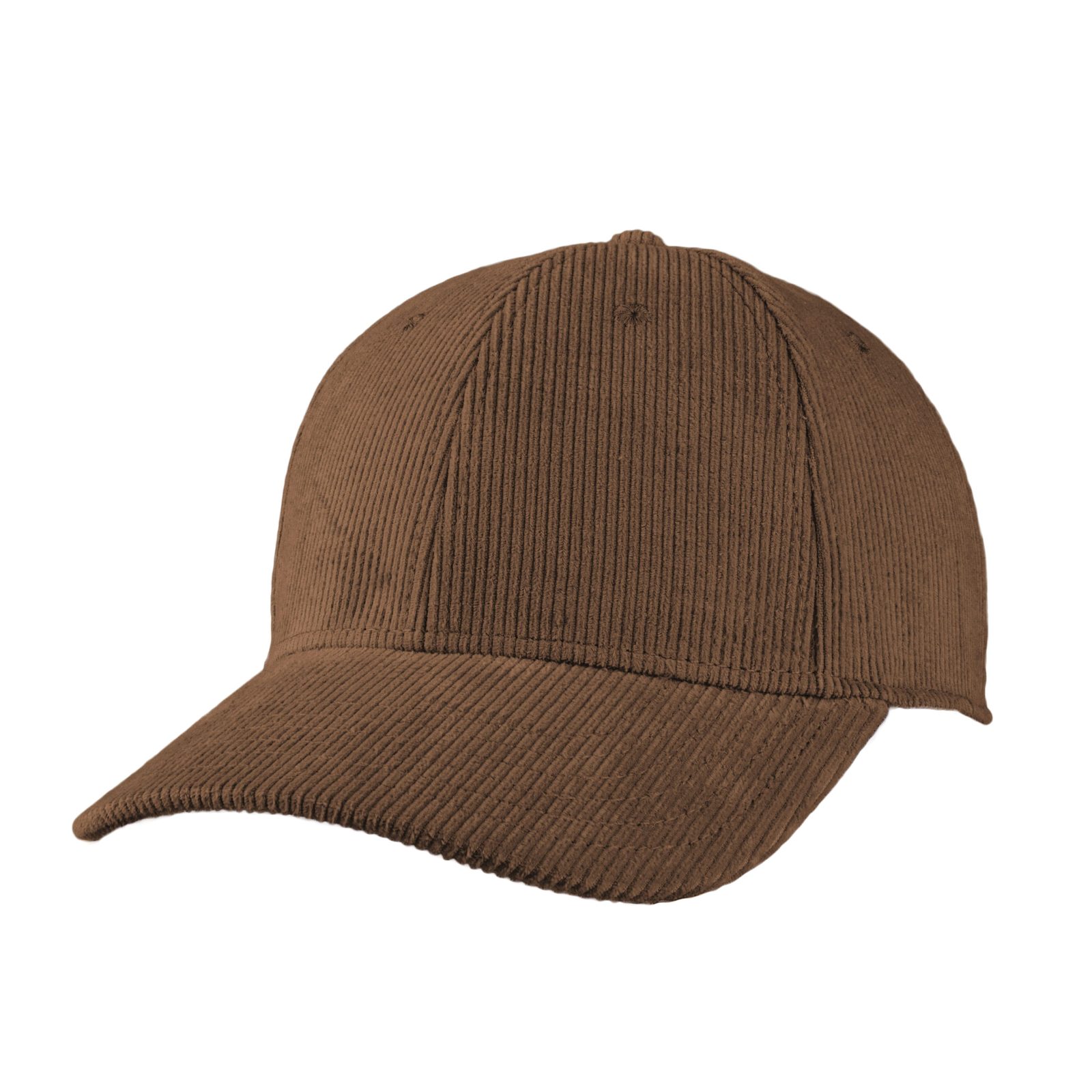 Luxury Fine Rib Cap Schwarz, Dunkelbraun