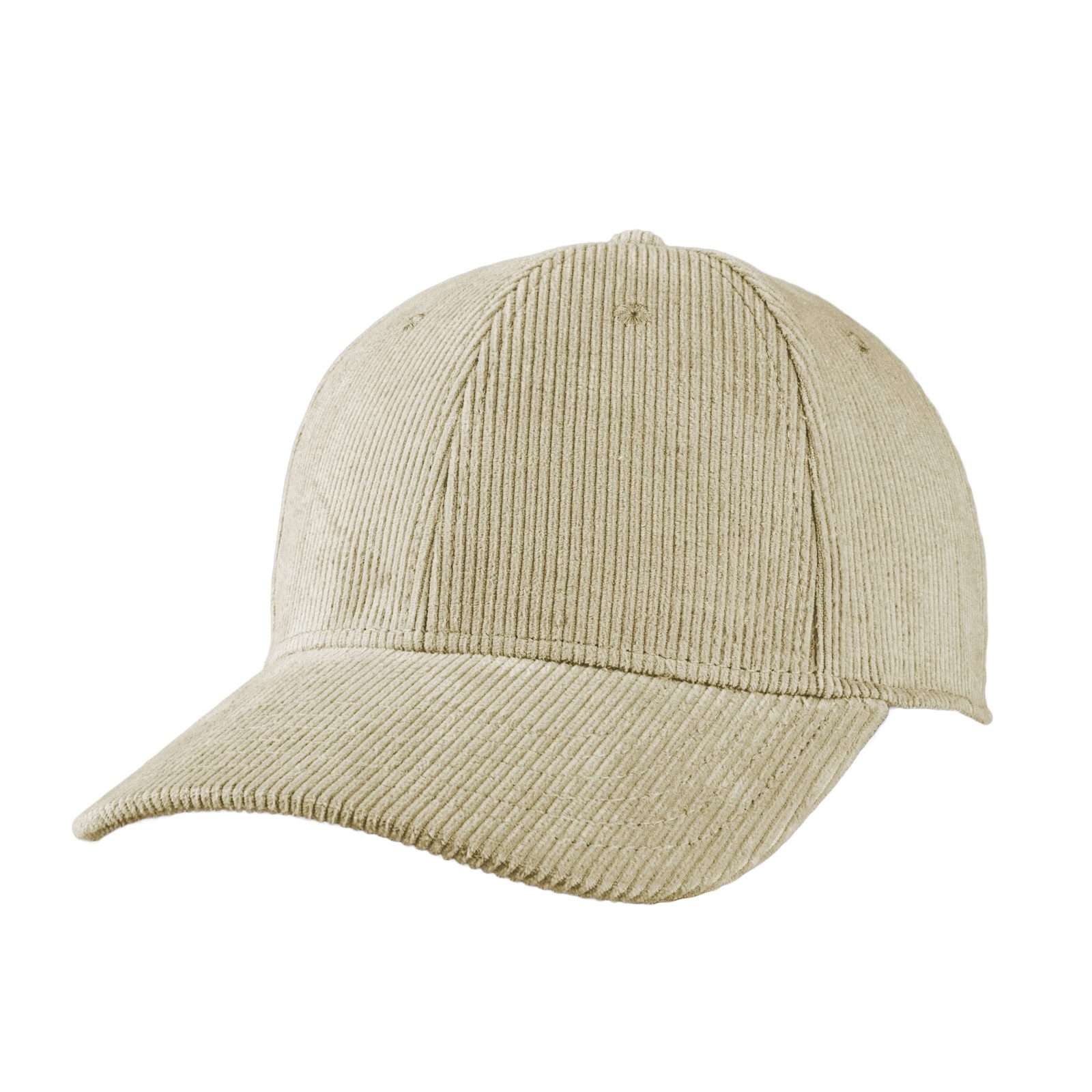 Luxury Fine Rib Cap Schwarz, Beige