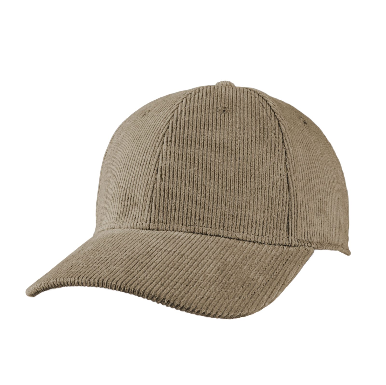 Luxury Fine Rib Cap Schwarz, Leber