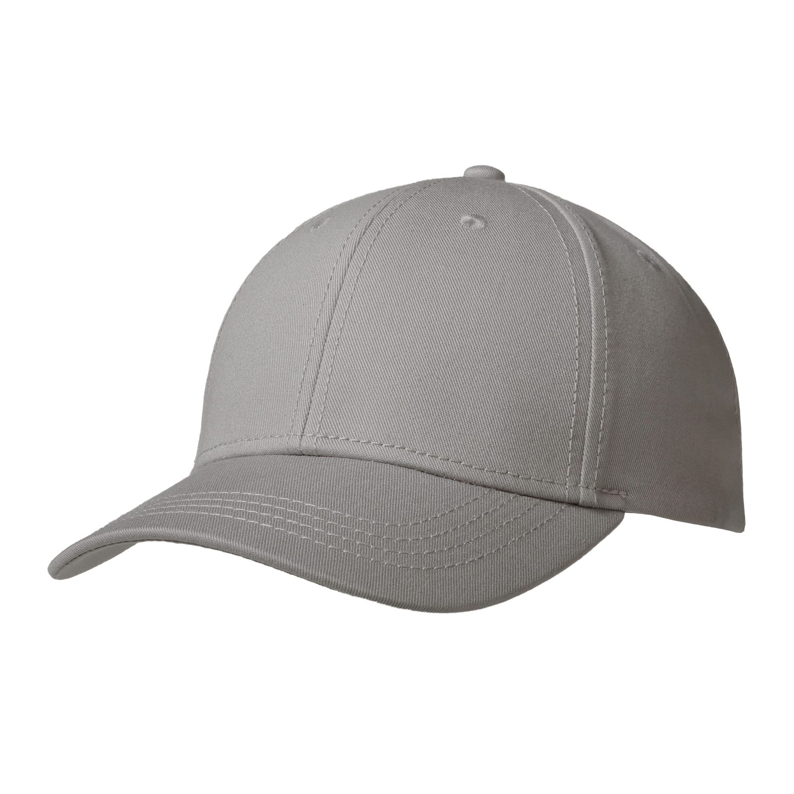 Luxury Fine Cotton Cap, Grau