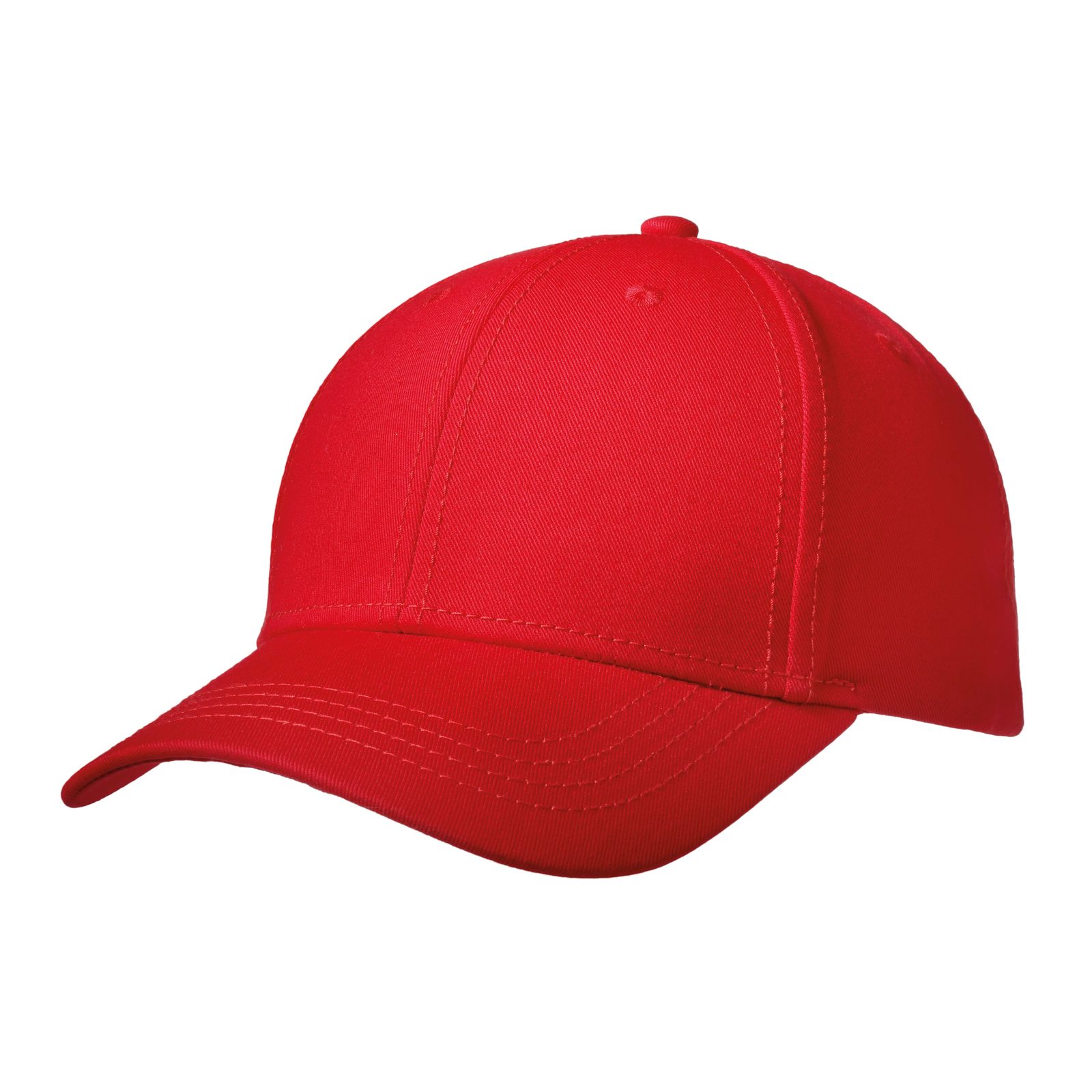 Luxury Fine Cotton Cap, Rot