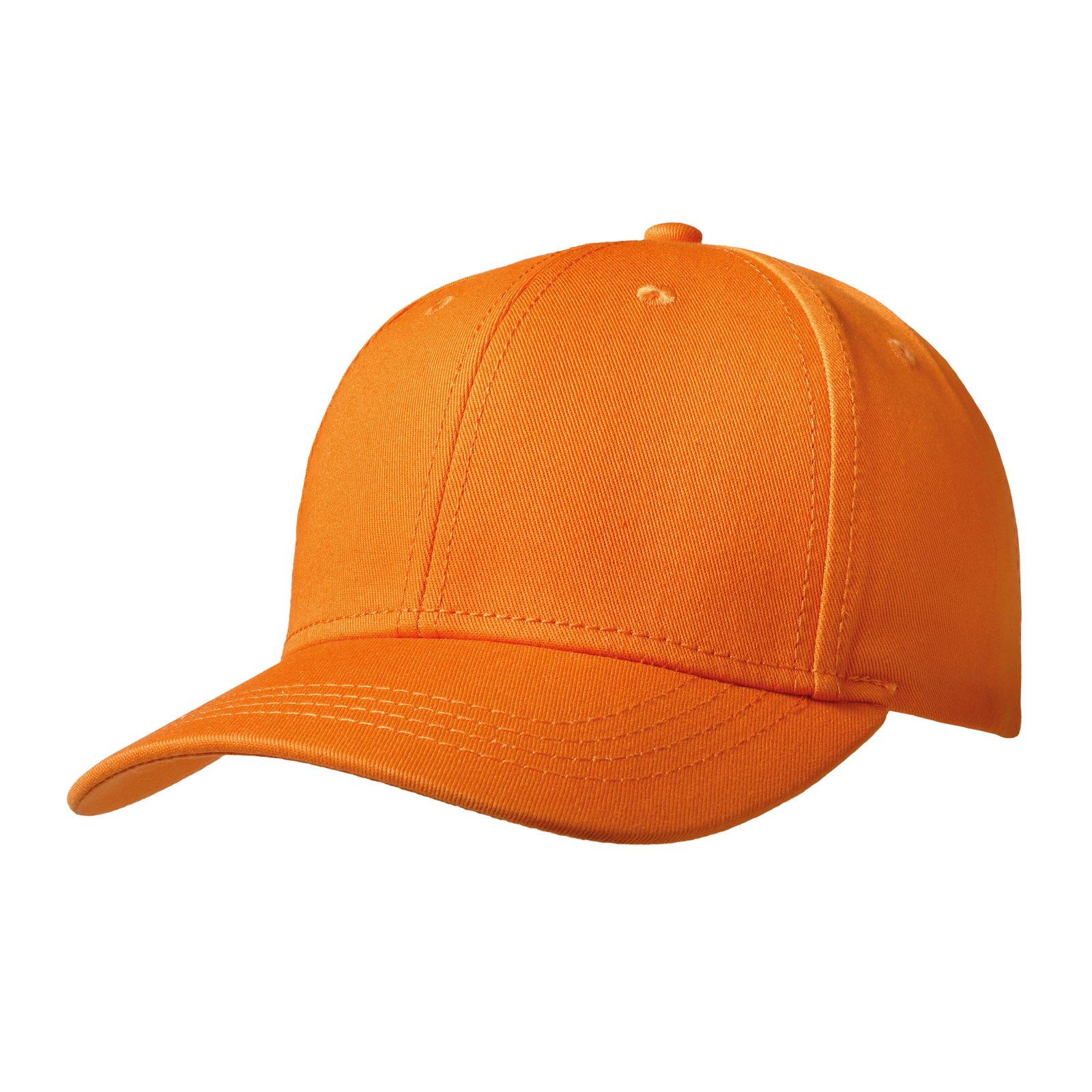 Luxury Fine Cotton Cap, Orange