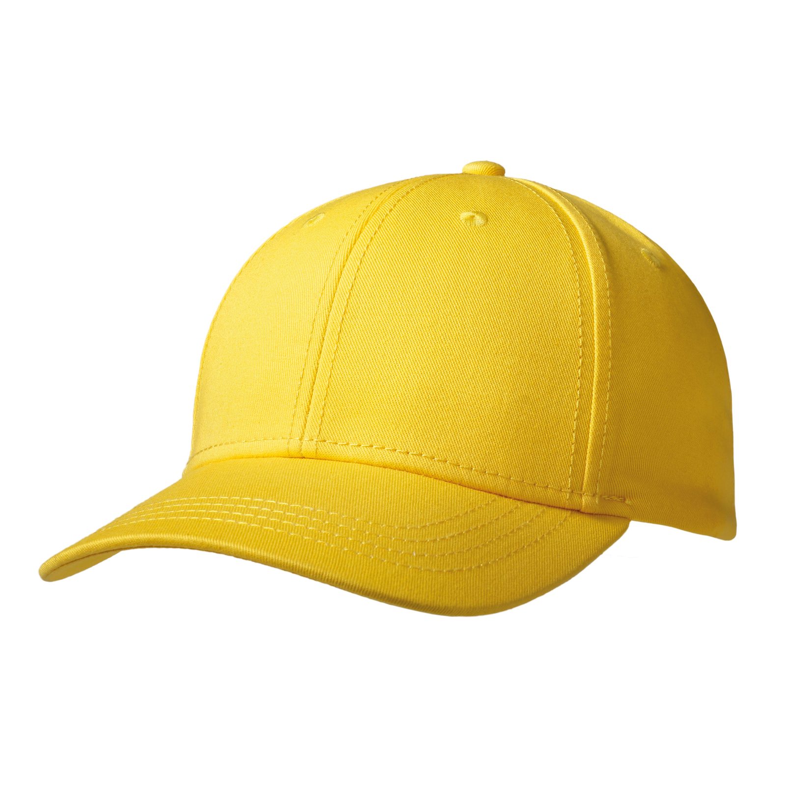 Luxury Fine Cotton Cap, Gelb