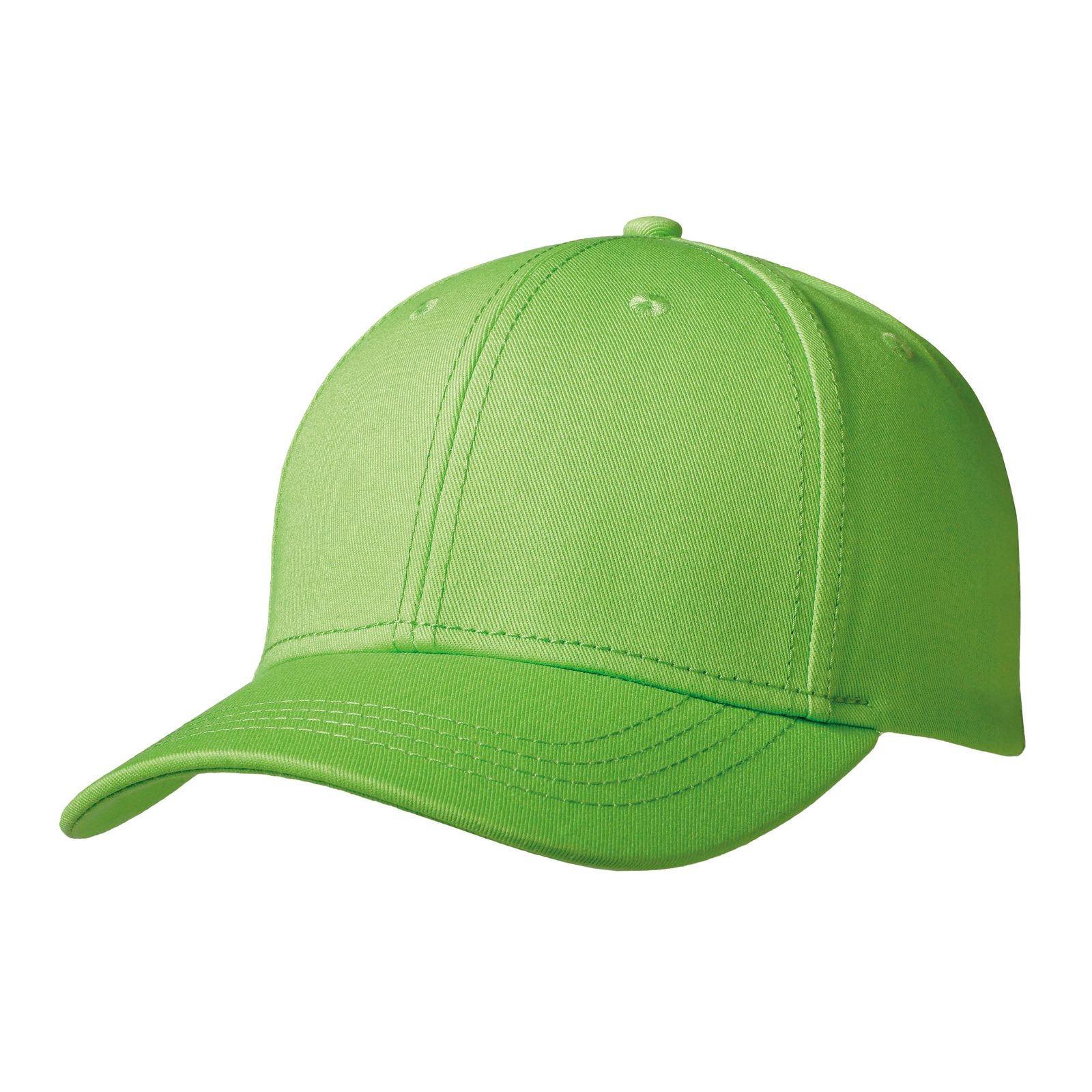 Luxury Fine Cotton Cap, Limettengrün