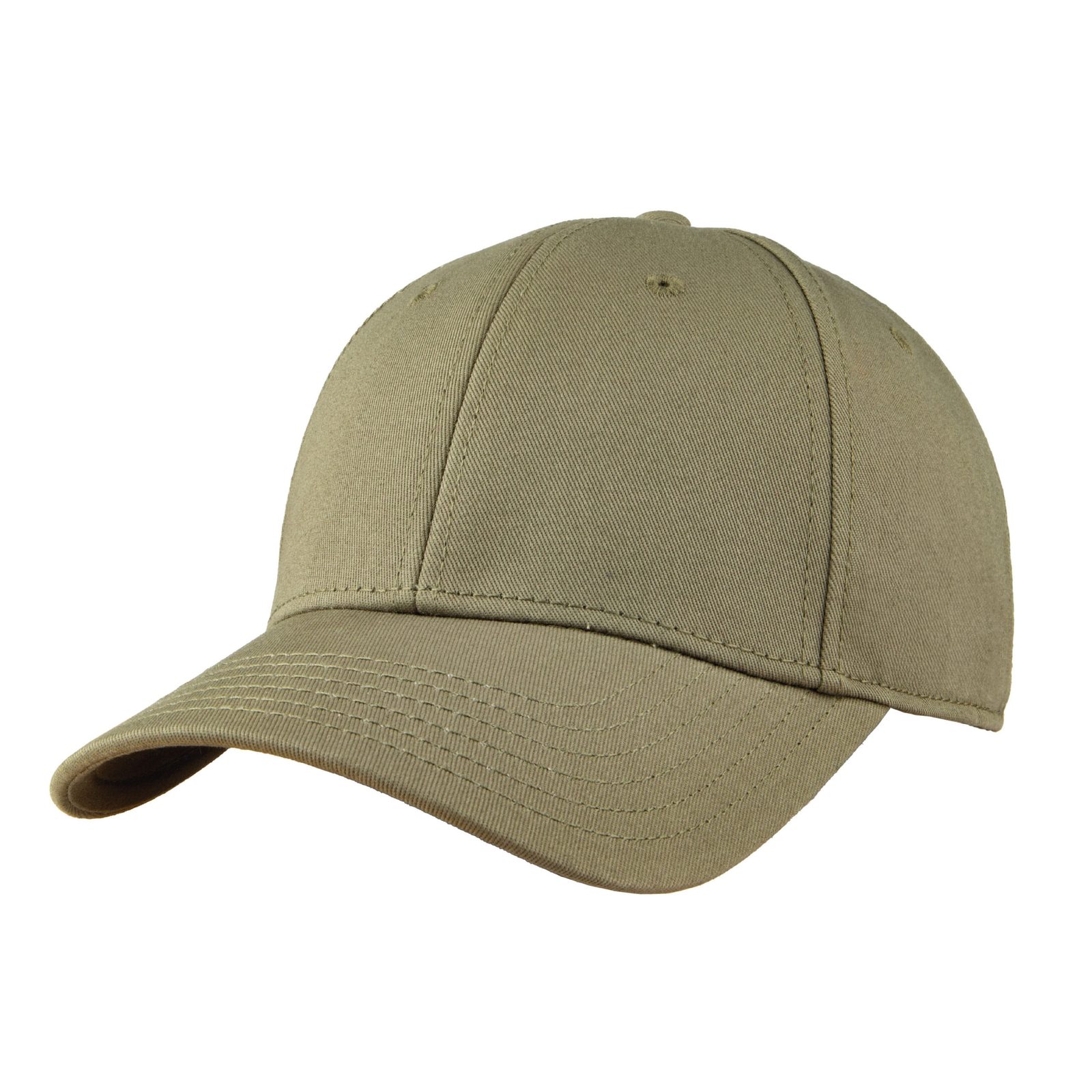 Luxury Fine Cotton Cap, Olivgrün