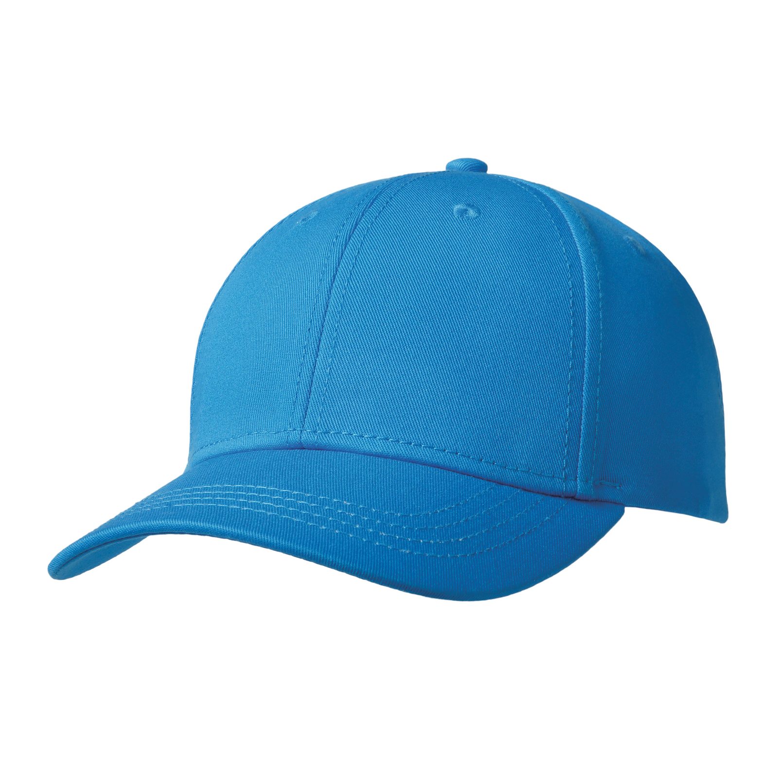 Luxury Fine Cotton Cap, Aquablau