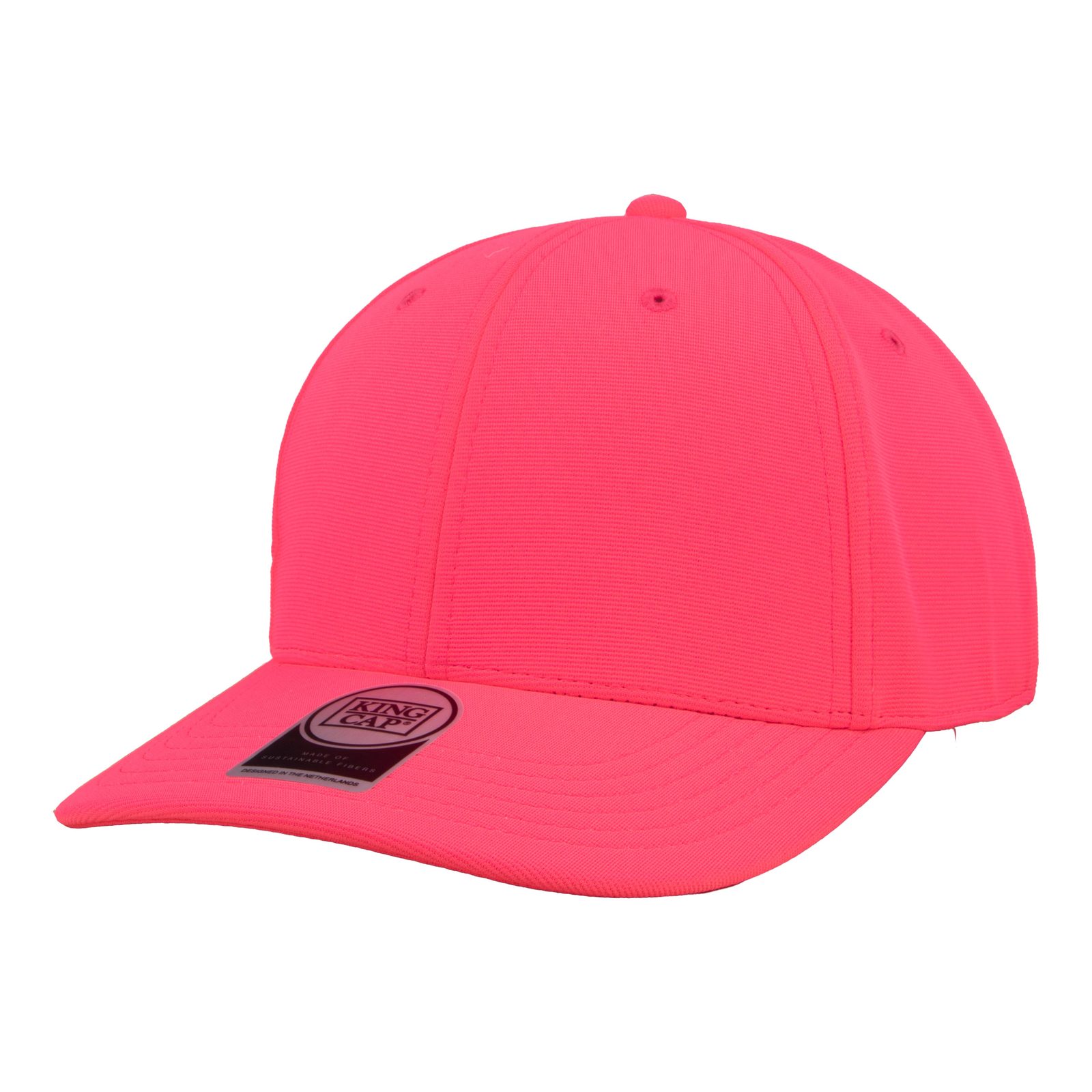 Exclusive Recycled Sports Cap, Fluorrosa