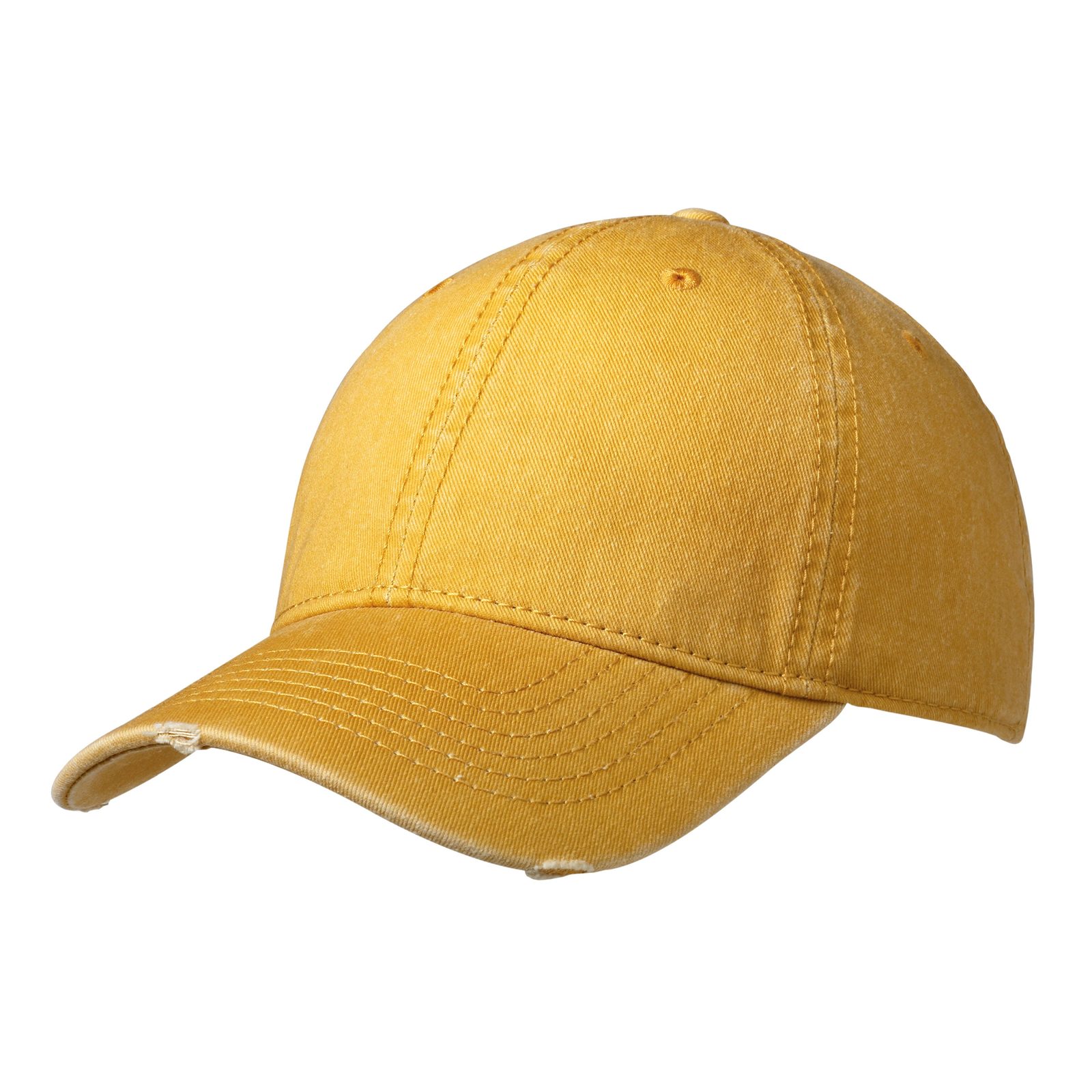 Washed Pigment Dyed Cap, Ockergelb