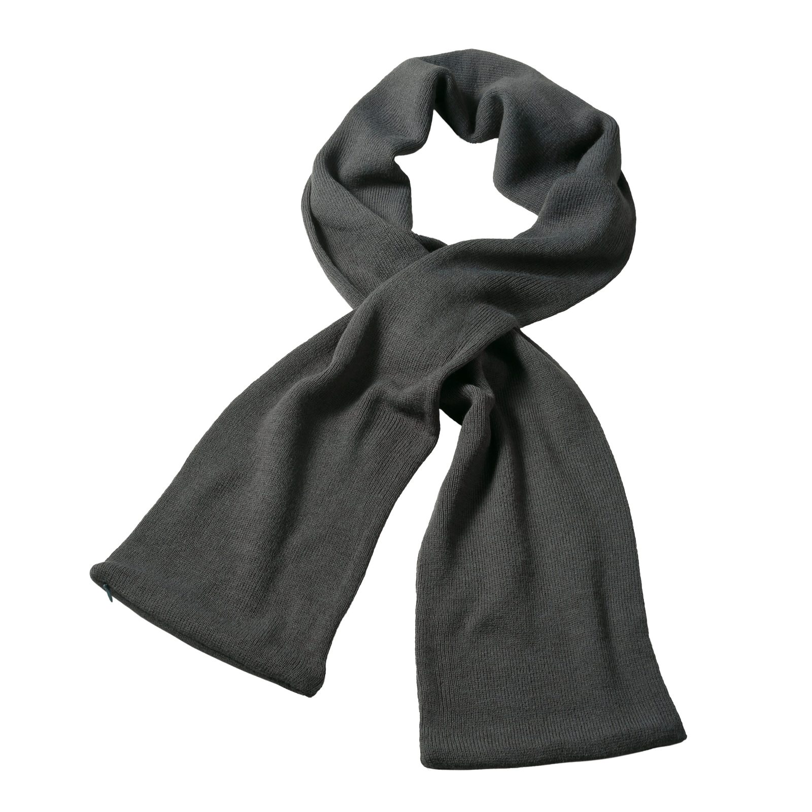 Luxury Acrylic Scarf, Dunkel Grau