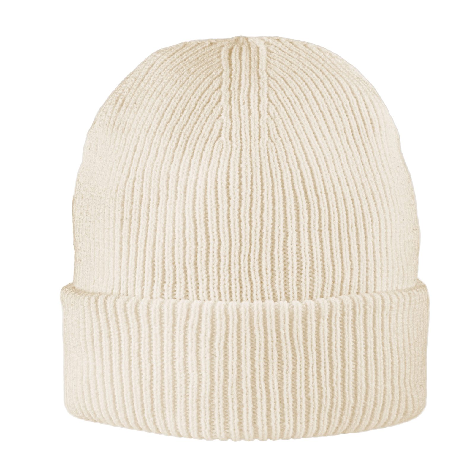 Exclusive Recycled Fine Rib Beanie, Off White