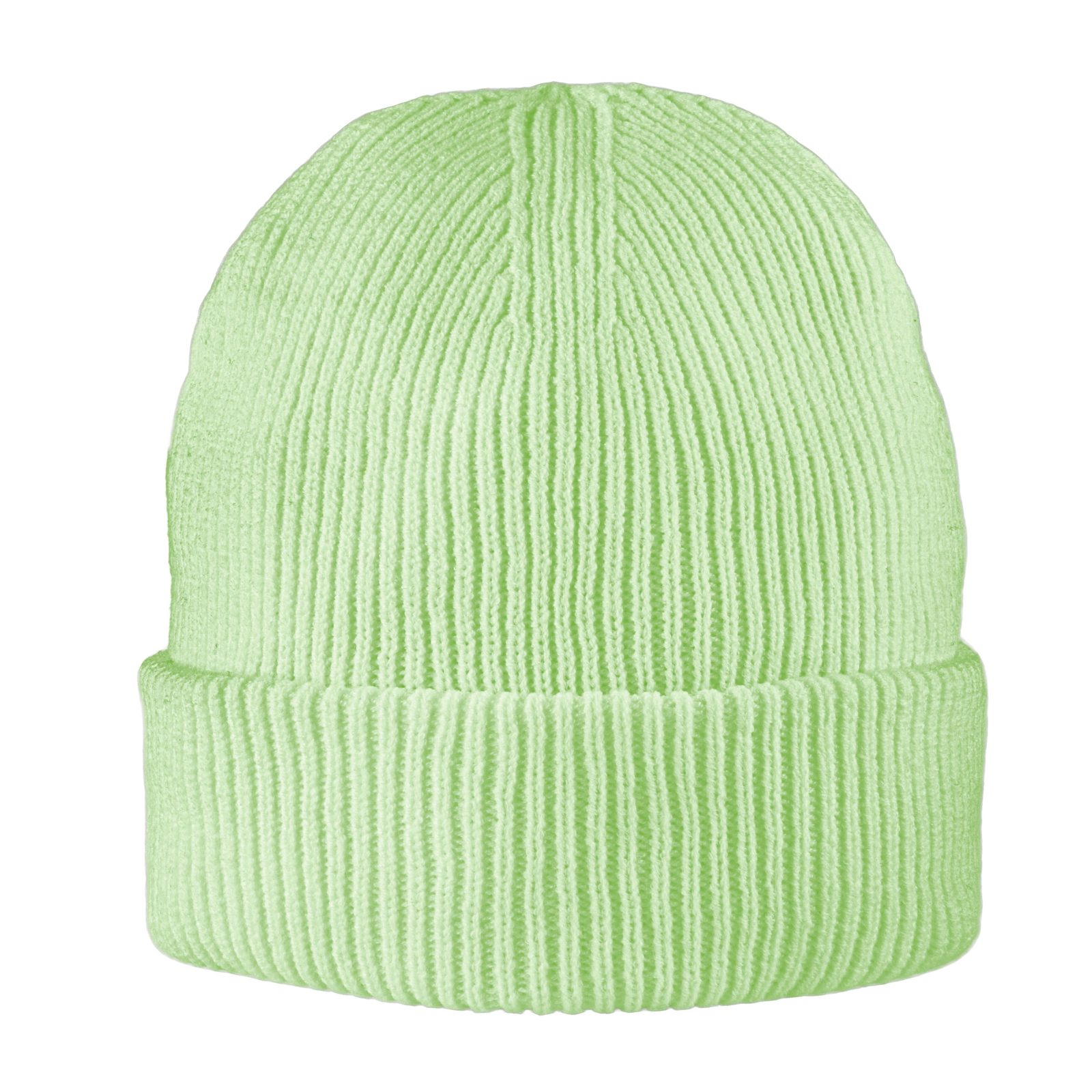 Exclusive Recycled Fine Rib Beanie, Mintgrün