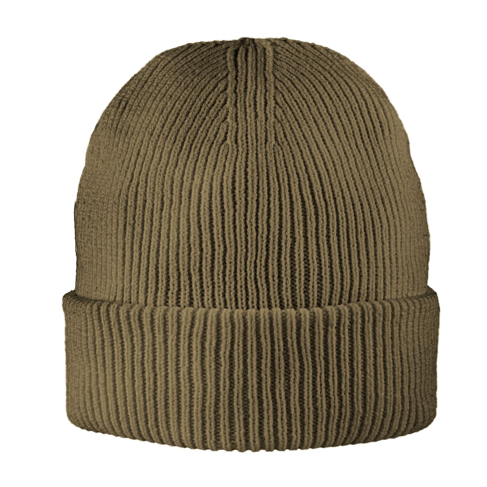 Exclusive Recycled Fine Rib Beanie, Armeegrün