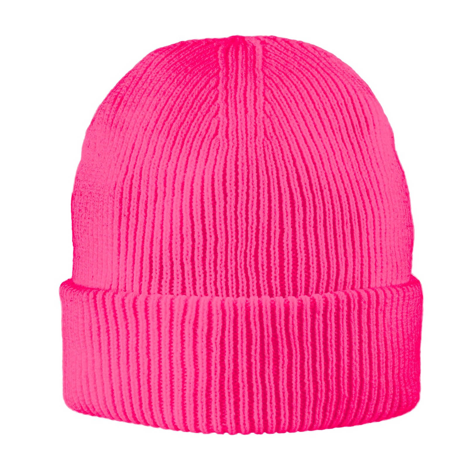 Exclusive Recycled Fine Rib Beanie, Rosa