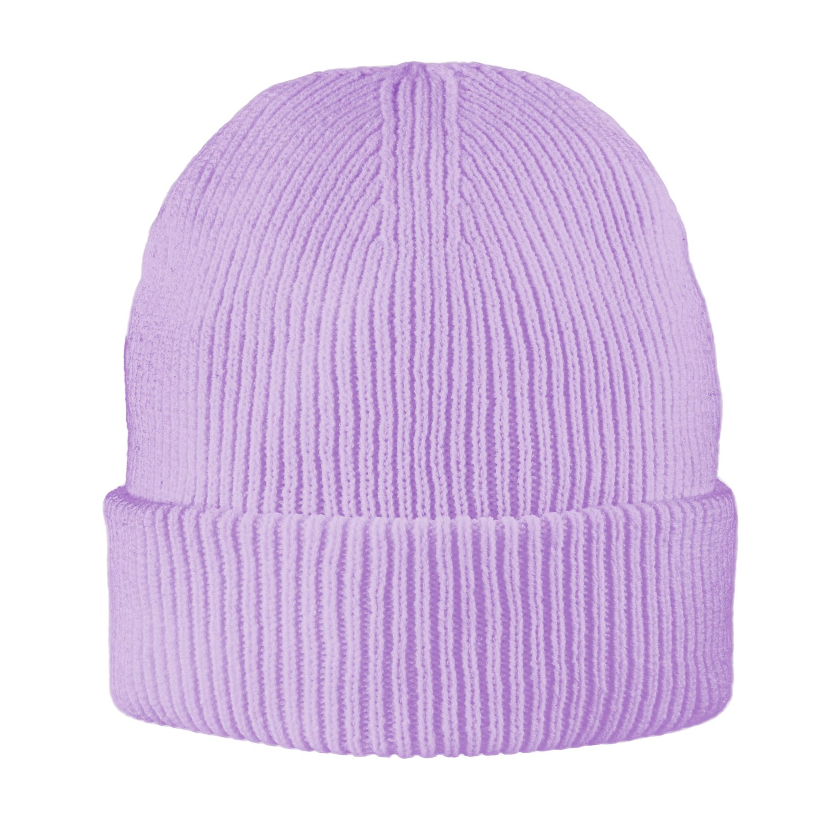 Exclusive Recycled Fine Rib Beanie, Lila