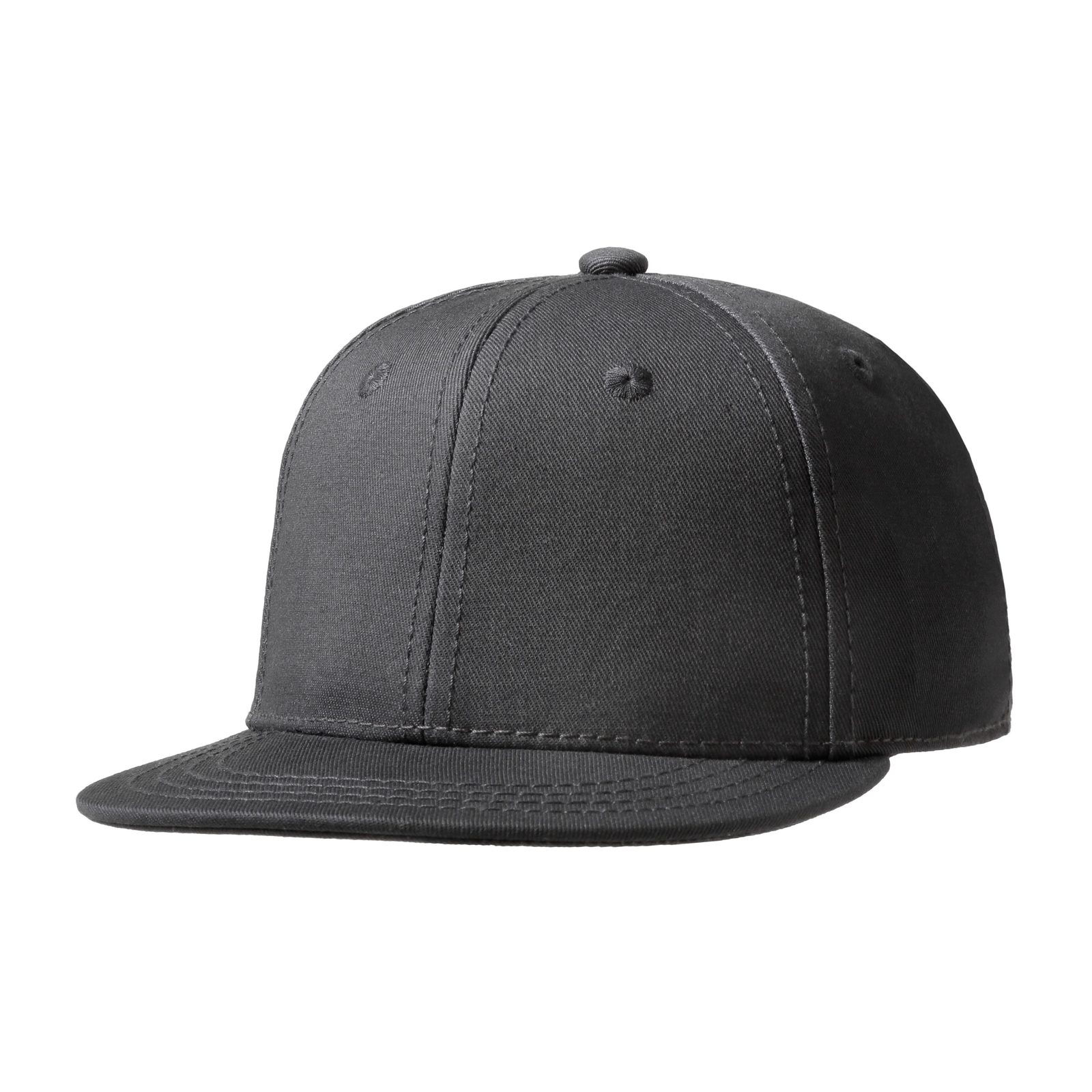 Original Snap Back Flat Visor Baby Cap, Dunkel Grau