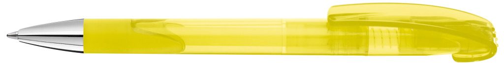 LOOK grip transparent SI Druckkugelschreiber, gelb