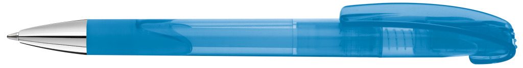LOOK grip transparent SI Druckkugelschreiber, hellblau