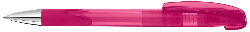LOOK grip transparent SI Druckkugelschreiber, magenta
