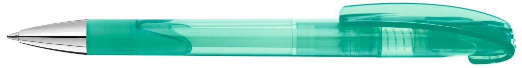 LOOK grip transparent SI Druckkugelschreiber, petrol