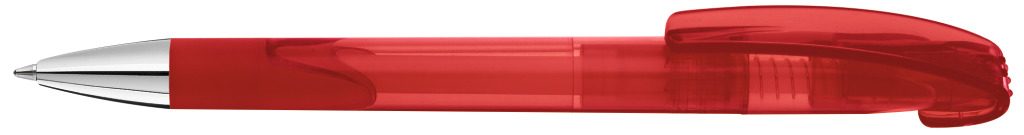 LOOK grip transparent SI Druckkugelschreiber, rot