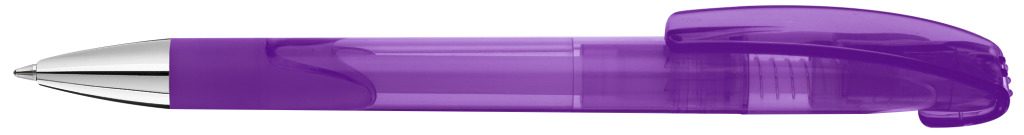 LOOK grip transparent SI Druckkugelschreiber, violett