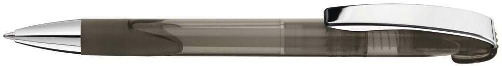 LOOK grip transparent M SI Druckkugelschreiber, anthrazit
