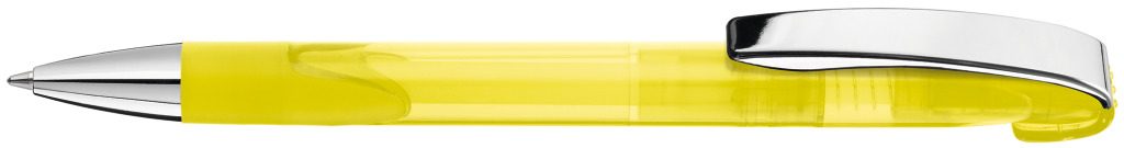 LOOK grip transparent M SI Druckkugelschreiber, gelb