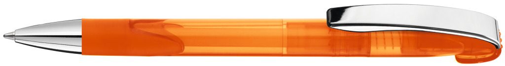 LOOK grip transparent M SI Druckkugelschreiber, orange