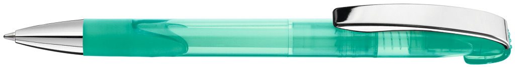 LOOK grip transparent M SI Druckkugelschreiber, petrol