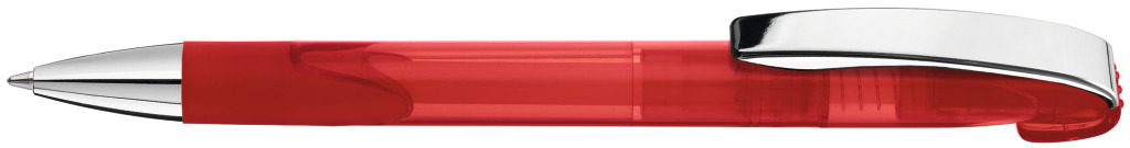 LOOK grip transparent M SI Druckkugelschreiber, rot