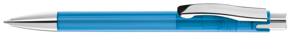 CANDY transparent M SI Druckkugelschreiber, hellblau