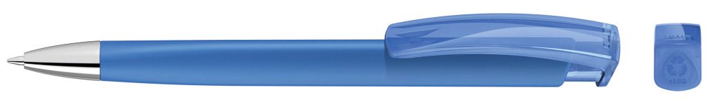 TRINITY K transparent SI RECY Druckkugelschreiber, mittelblau