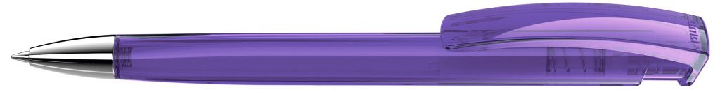 TRINITY transparent SI Druckkugelschreiber, violett