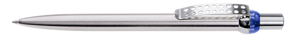 RONDO chrom L Druckkugelschreiber, blau