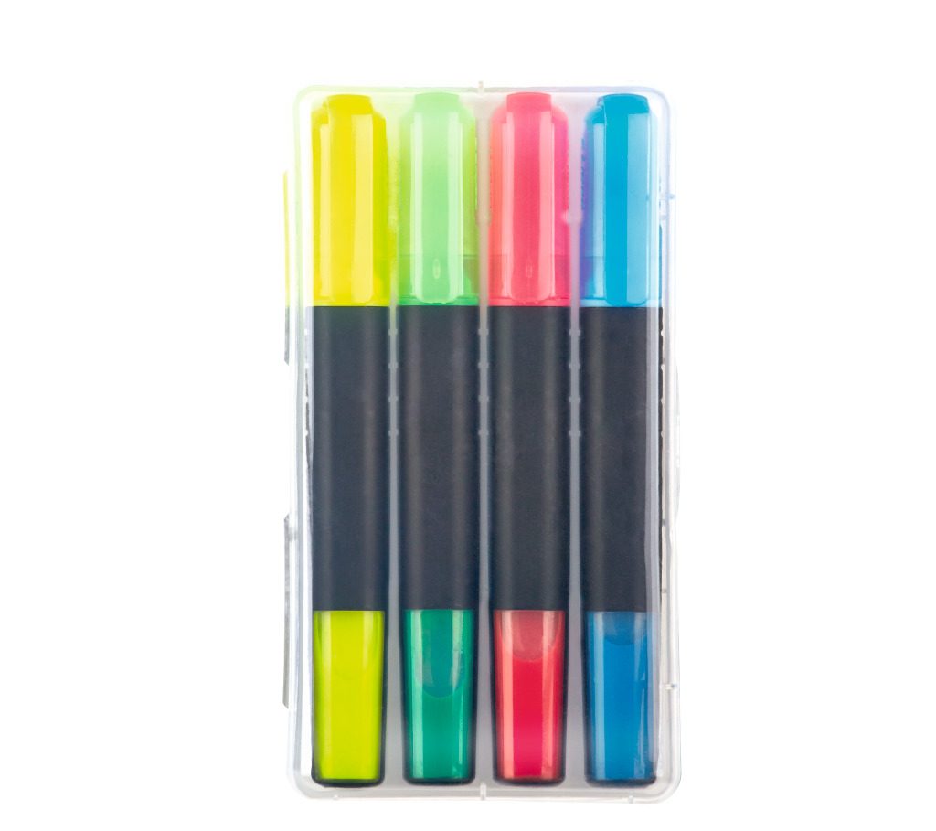 LIQEO HIGHLIGHTER PEN 4er SET