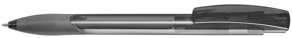 OMEGA grip transparent Druckkugelschreiber, anthrazit