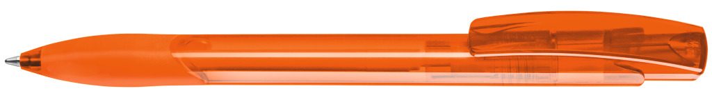 OMEGA grip transparent Druckkugelschreiber, orange