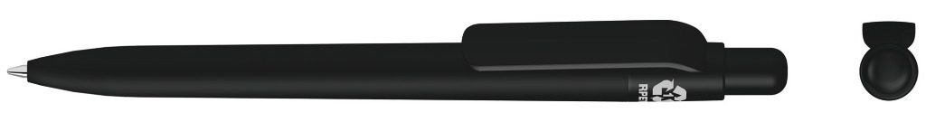 RECYCLED PET PEN FUTURE F GUM Druckkugelschreiber, schwarz