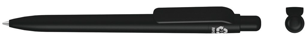 RECYCLED PET PEN FUTURE F Druckkugelschreiber, schwarz