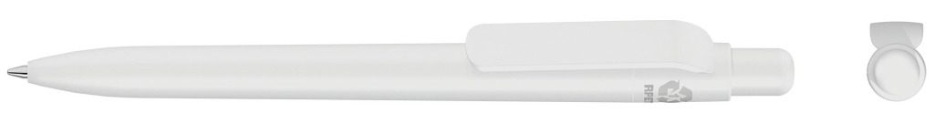 RECYCLED PET PEN FUTURE F Druckkugelschreiber, weiss