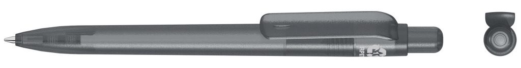 RECYCLED PET PEN FUTURE frozen Druckkugelschreiber, grau