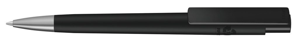 RECYCLED PET PEN PRO F SI Druckkugelschreiber, schwarz